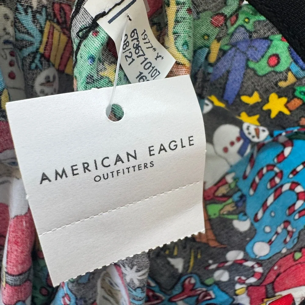 NWT‎ American Eagle Men's M Christmas Holiday Boxer Shorts Festive Underwear